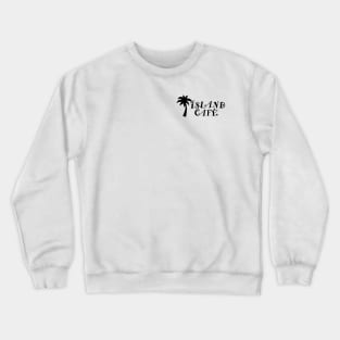 Island Cafe Black Logo Crewneck Sweatshirt